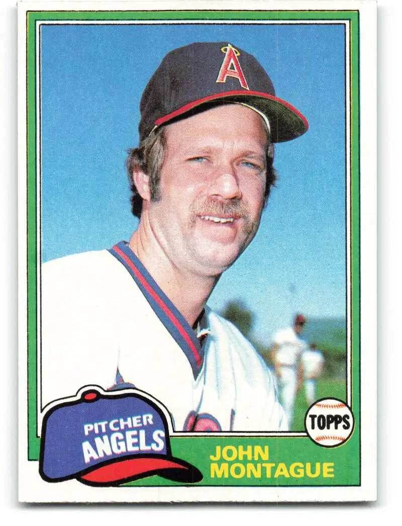 1981 Topps #652 John Montague EX Excellent California Angels Baseball Card - Baseball Card Single