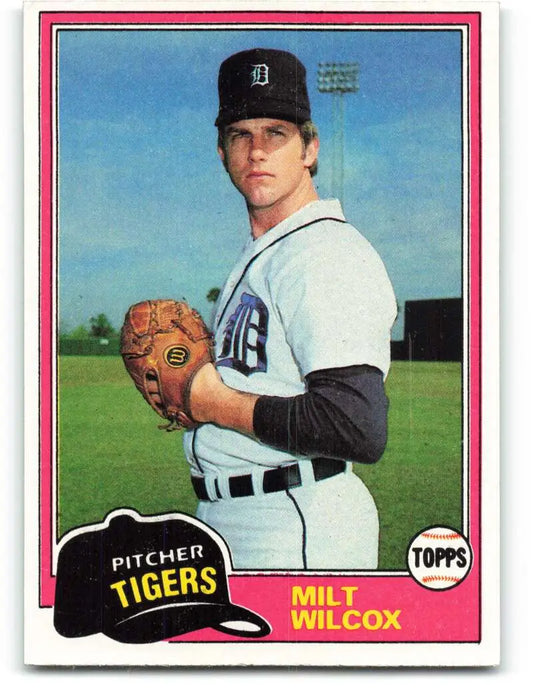 1981 Topps #658 Milt Wilcox EX Excellent Detroit Tigers Baseball Card - Baseball Card Single