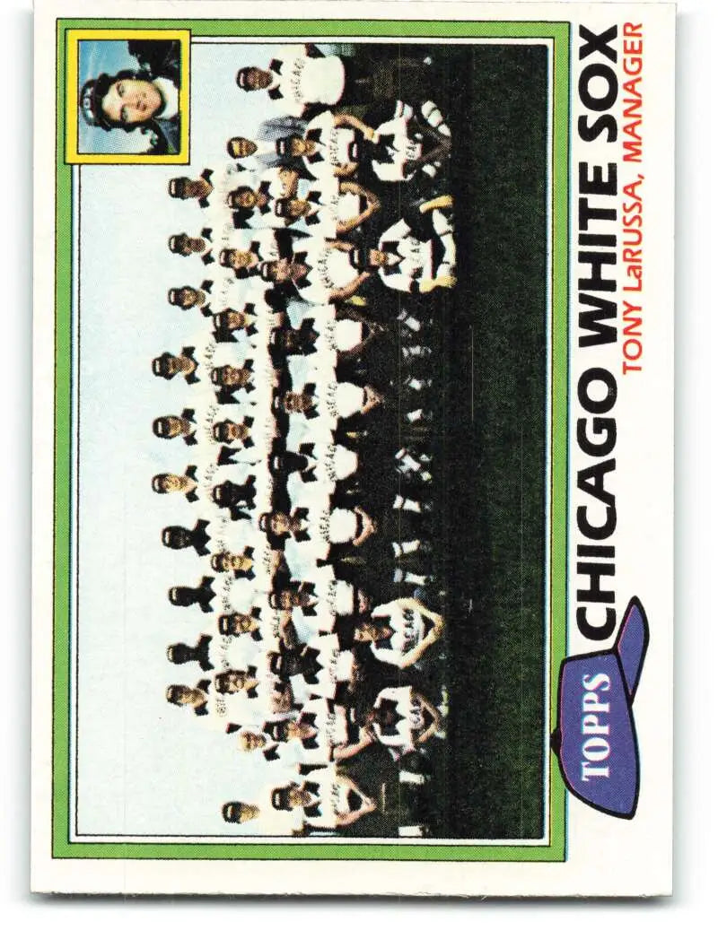 1981 Topps #664 White Sox Team/Tony LaRussa EX Excellent Chicago White Sox Baseball Card - Baseball Card Single