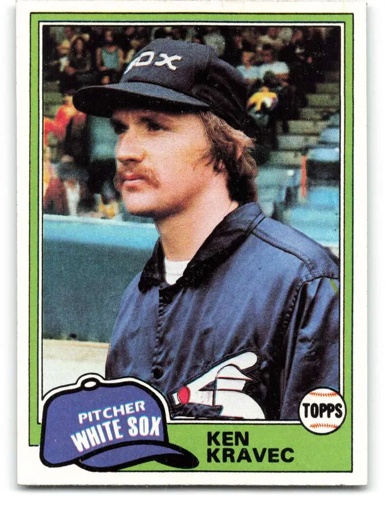 1981 Topps #67 Ken Kravec EX Excellent Chicago White Sox Baseball Card - Baseball Card Single