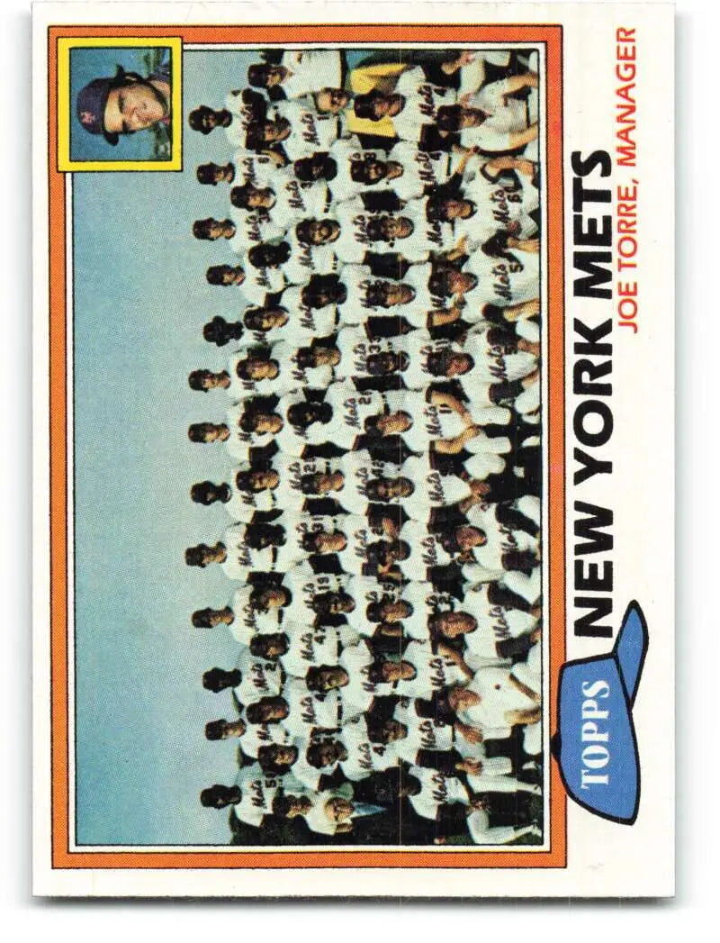 1981 Topps #681 Mets Team/Joe Torre EX Excellent New York Mets Baseball Card - Baseball Card Single