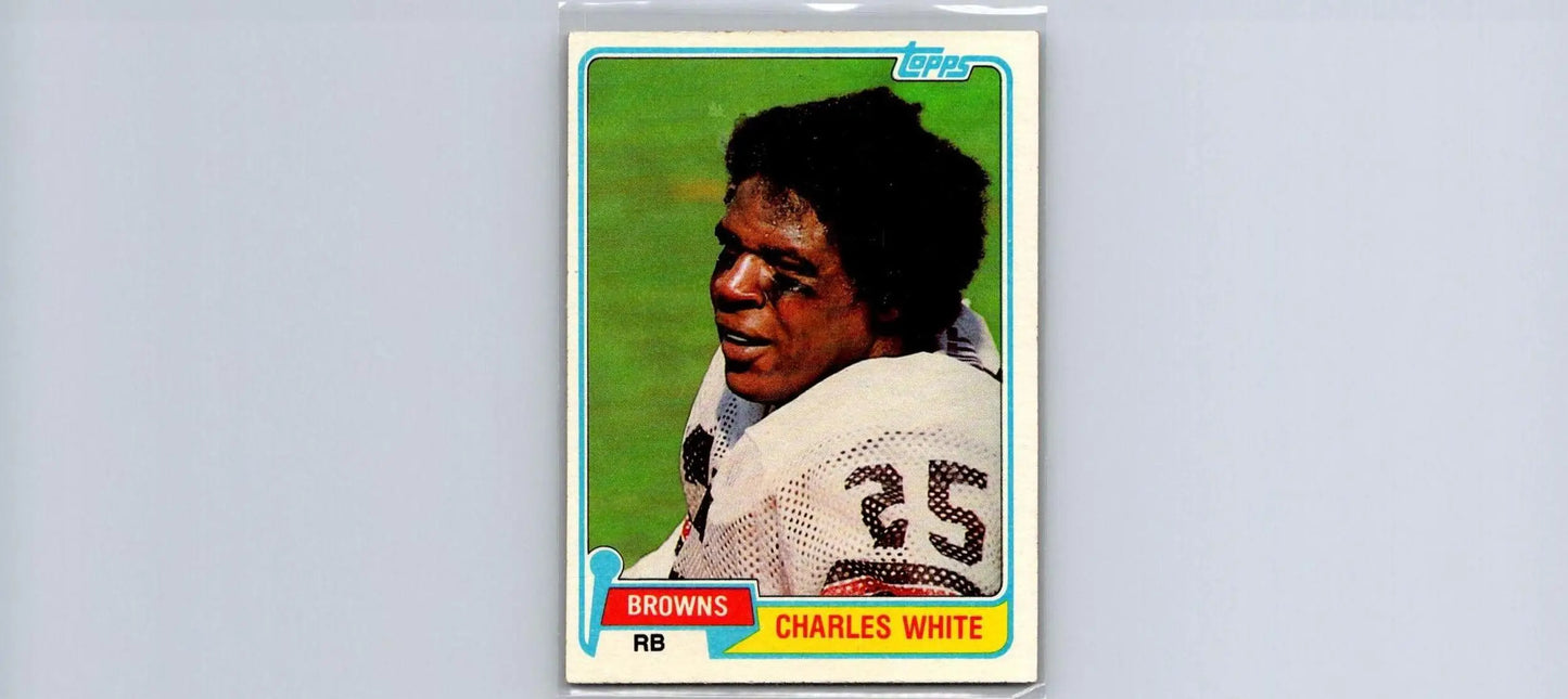 Charles White football card from the 1981 Topps #69 trading cards collection
