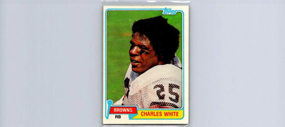 Charles White football card from the 1981 Topps #69 trading cards collection