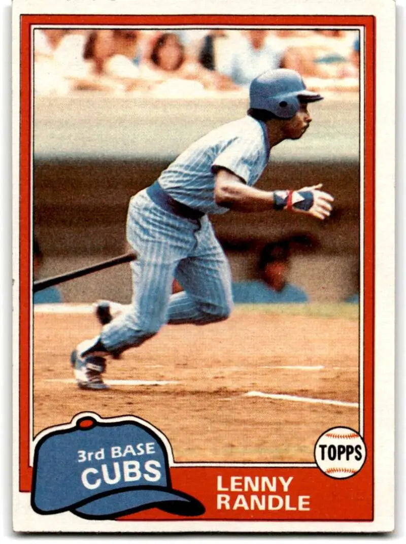 1981 Topps #692 Lenny Randle EX Excellent Chicago Cubs Baseball Card - Baseball Card Single