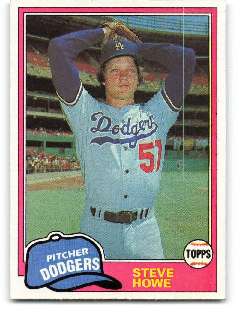 1981 Topps #693 Steve Howe EX Excellent RC Rookie Los Angeles Dodgers Baseball Card - Baseball Card Single