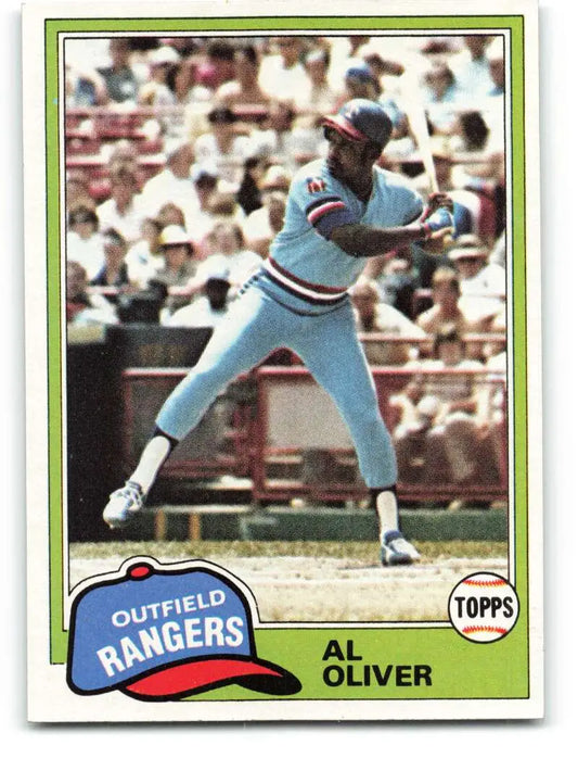 1981 Topps #70 Al Oliver EX Excellent Texas Rangers Baseball Card - Baseball Card Single