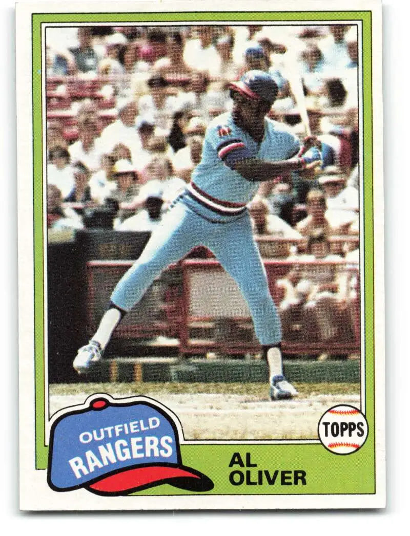 1981 Topps #70 Al Oliver EX Excellent Texas Rangers Baseball Card - Baseball Card Single
