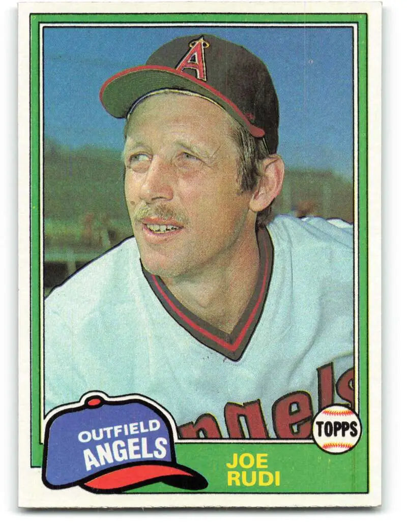 1981 Topps #701 Joe Rudi EX Excellent California Angels Baseball Card - Baseball Card Single