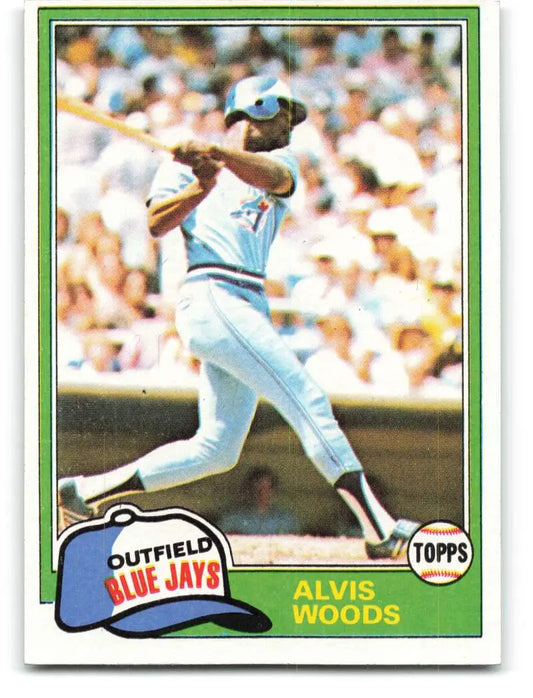 1981 Topps #703 Alvis Woods EX Excellent Toronto Blue Jays Baseball Card - Baseball Card Single