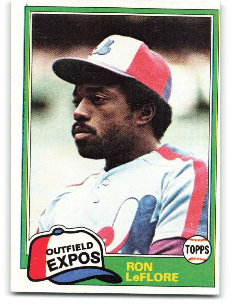 1981 Topps #710 Ron LeFlore EX Excellent Montreal Expos Baseball Card - Baseball Card Single