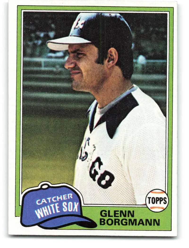 1981 Topps #716 Glenn Borgmann EX Excellent Chicago White Sox Baseball Card - Baseball Card Single