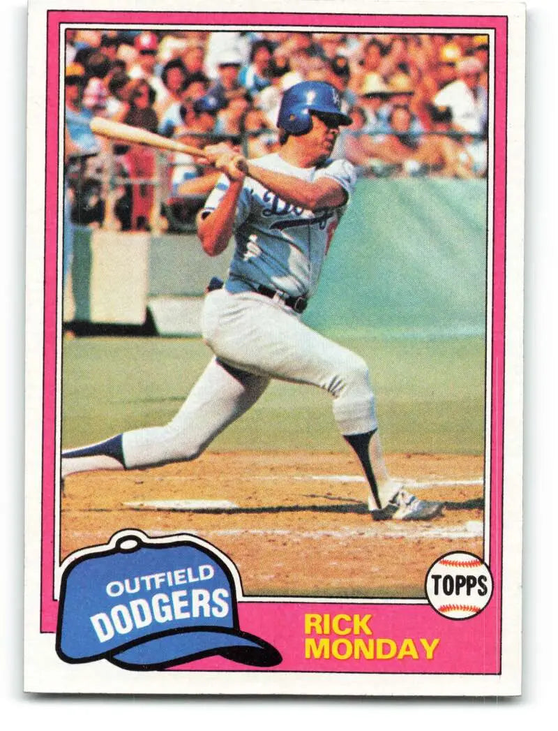 1981 Topps #726 Rick Monday EX Excellent Los Angeles Dodgers Baseball Card - Baseball Card Single
