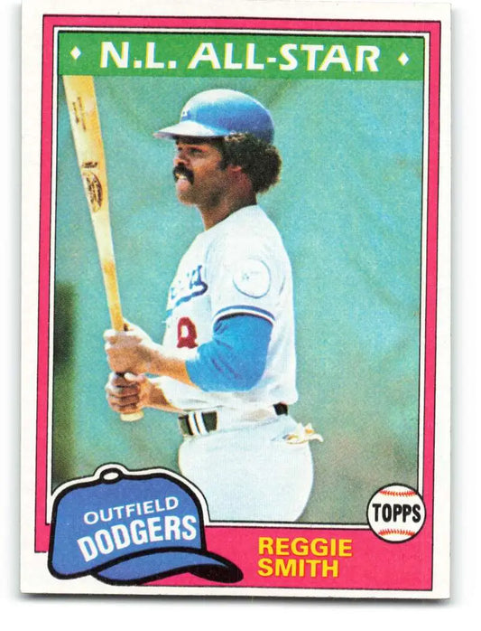 1981 Topps #75 Reggie Smith EX Excellent Los Angeles Dodgers Baseball Card - Baseball Card Single