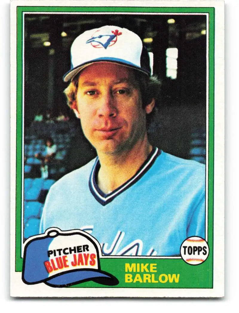1981 Topps #77 Mike Barlow EX Excellent Toronto Blue Jays Baseball Card - Baseball Card Single