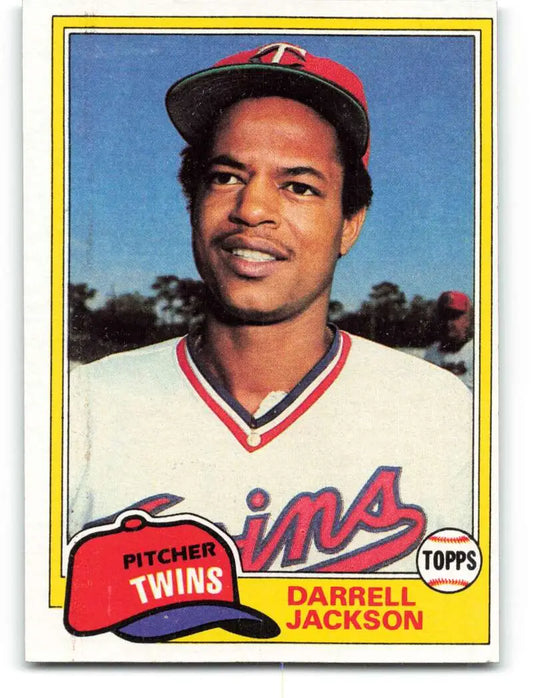 1981 Topps #89 Darrell Jackson EX Excellent Minnesota Twins Baseball Card - Baseball Card Single