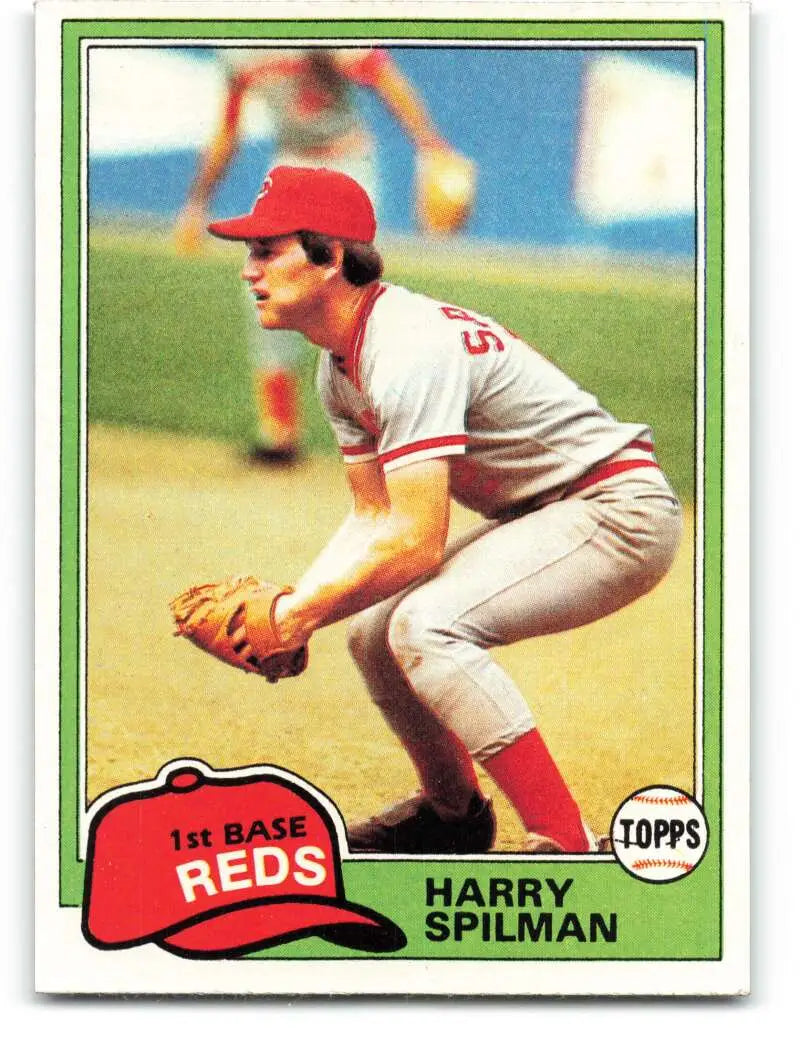 1981 Topps #94 Harry Spilman EX Excellent Cincinnati Reds Baseball Card - Baseball Card Single