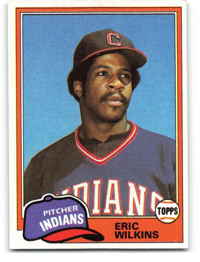 1981 Topps #99 Eric Wilkins EX Excellent Cleveland Indians Baseball Card - Baseball Card Single