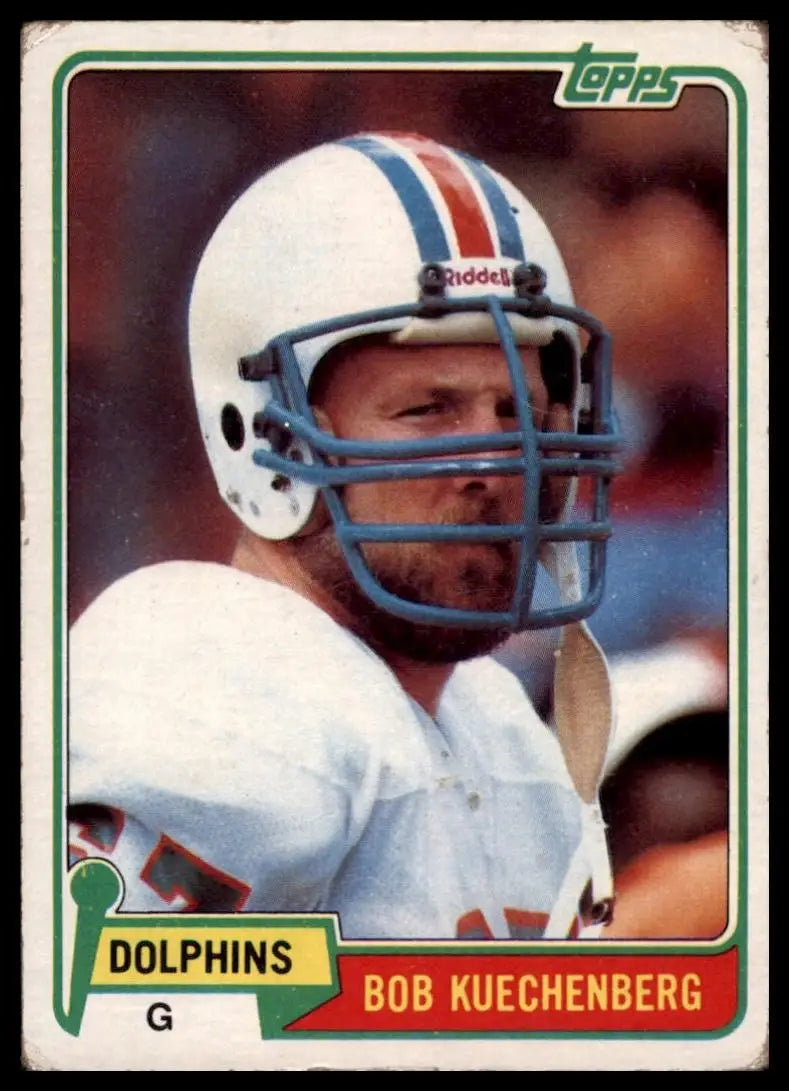 1981 Topps - Bob Kuechenberg #323