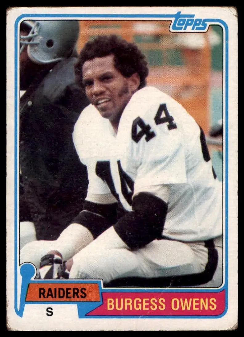 1981 Topps - Burgess Owens #429