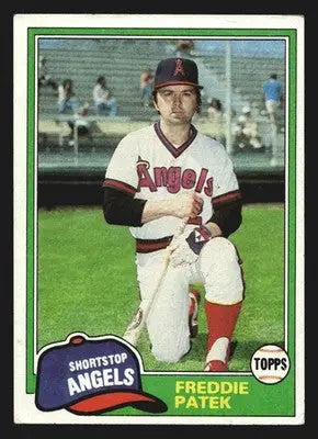 1981 Topps Freddie Patek #311 California Angels - Baseball Card Single