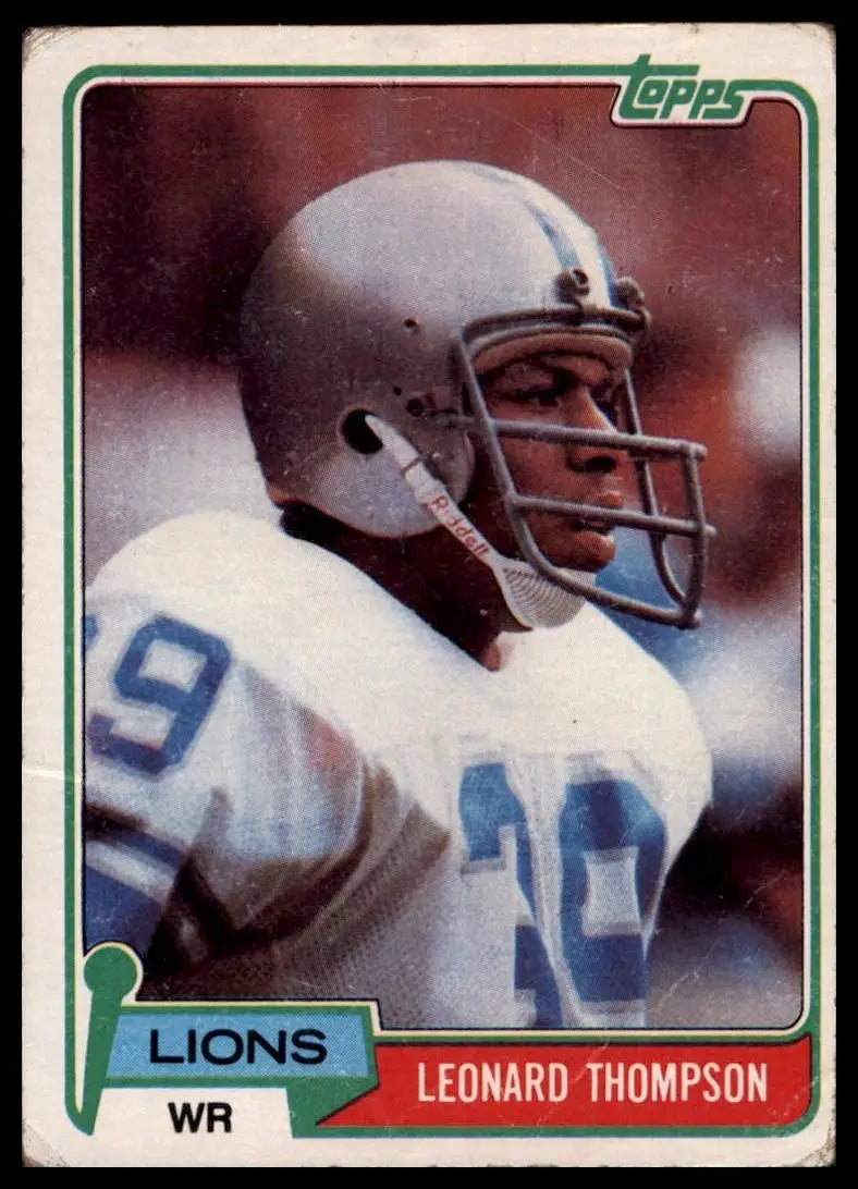 1981 Topps - Leonard Thompson #386