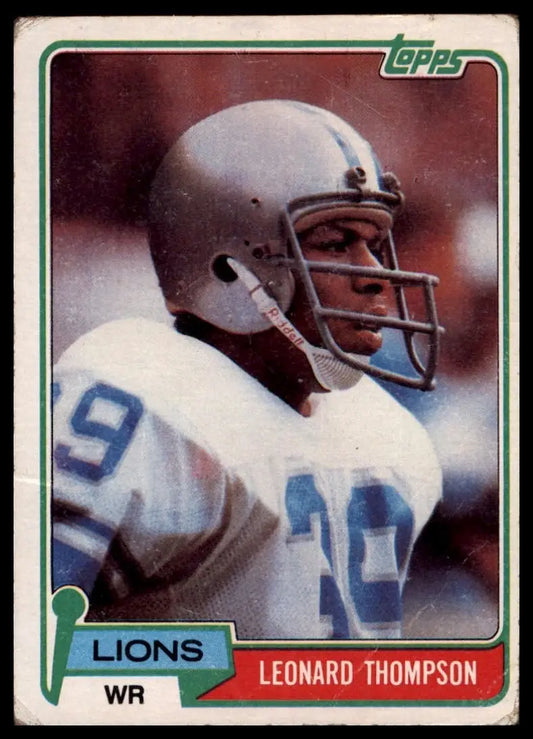 1981 Topps - Leonard Thompson #386 - Baseball Card Single