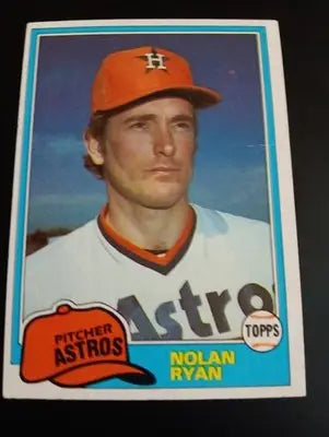1981 Topps - Nolan Ryan #240. Houston Astros. EX+ - Baseball Card Single