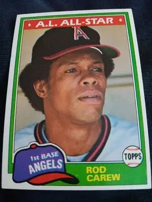 1981 Topps - Rod Carew #100. Twins. EX-NRMT - Baseball Card Single