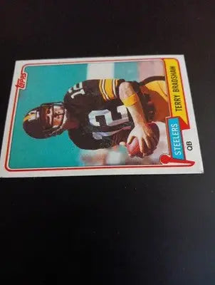 1981 Topps - Terry Bradshaw #375. Pittsburgh Steelers. EX - Football Card Single