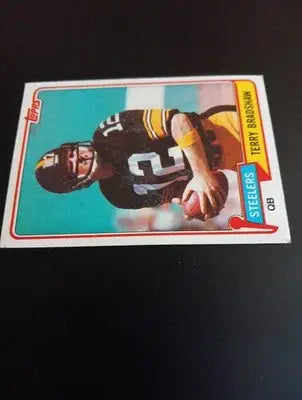 1981 Topps - Terry Bradshaw #375. Pittsburgh Steelers. EX - Football Card Single