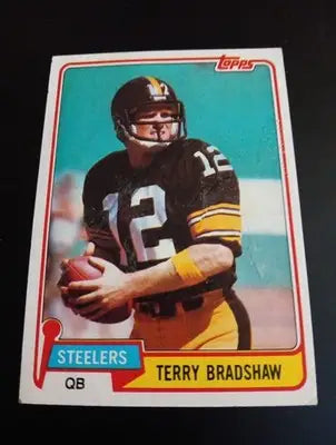 1981 Topps - Terry Bradshaw #375. Pittsburgh Steelers. EX - Football Card Single