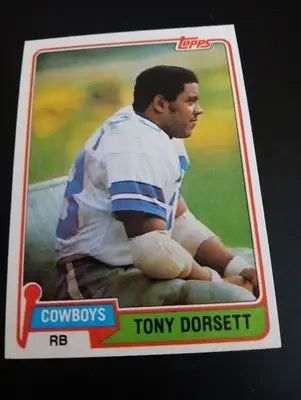 1981 Topps - Tony Dorsett #500. Dallas Cowboys. NRMT+ - Football Card Single