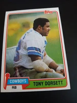 1981 Topps - Tony Dorsett #500. Dallas Cowboys. NRMT+ - Football Card Single