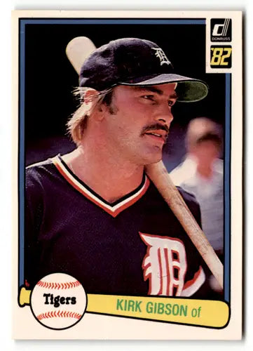 1982 Donruss #407 Kirk Gibson EX/NM Tigers ID:49060 - Baseball Card Single