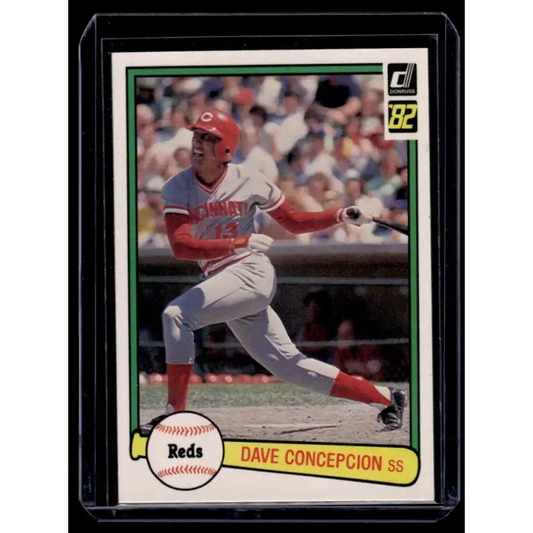 1982 Donruss #421 Dave Concepcion Cincinnati Reds NM-MT Baseball Card