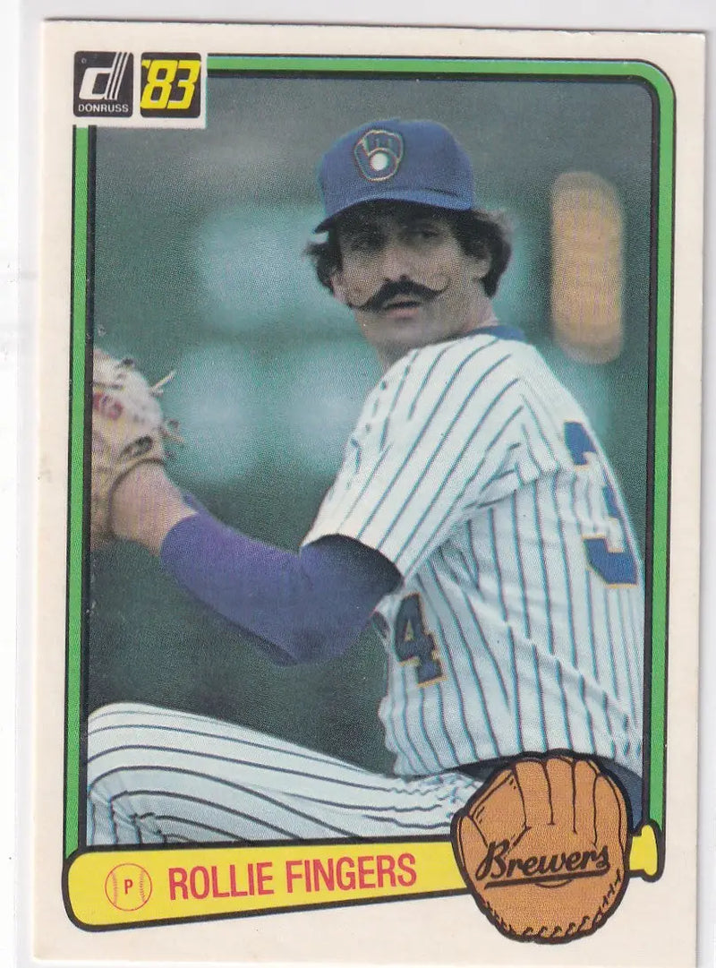 1982 DONRUSS #78 ROLLIE FINGERS- MILWAUKEE BREWERS - Baseball Card Single