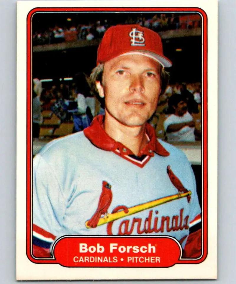 1982 Fleer #112 Bob Forsch EX Excellent St. Louis Cardinals Baseball Card - Baseball Card Single