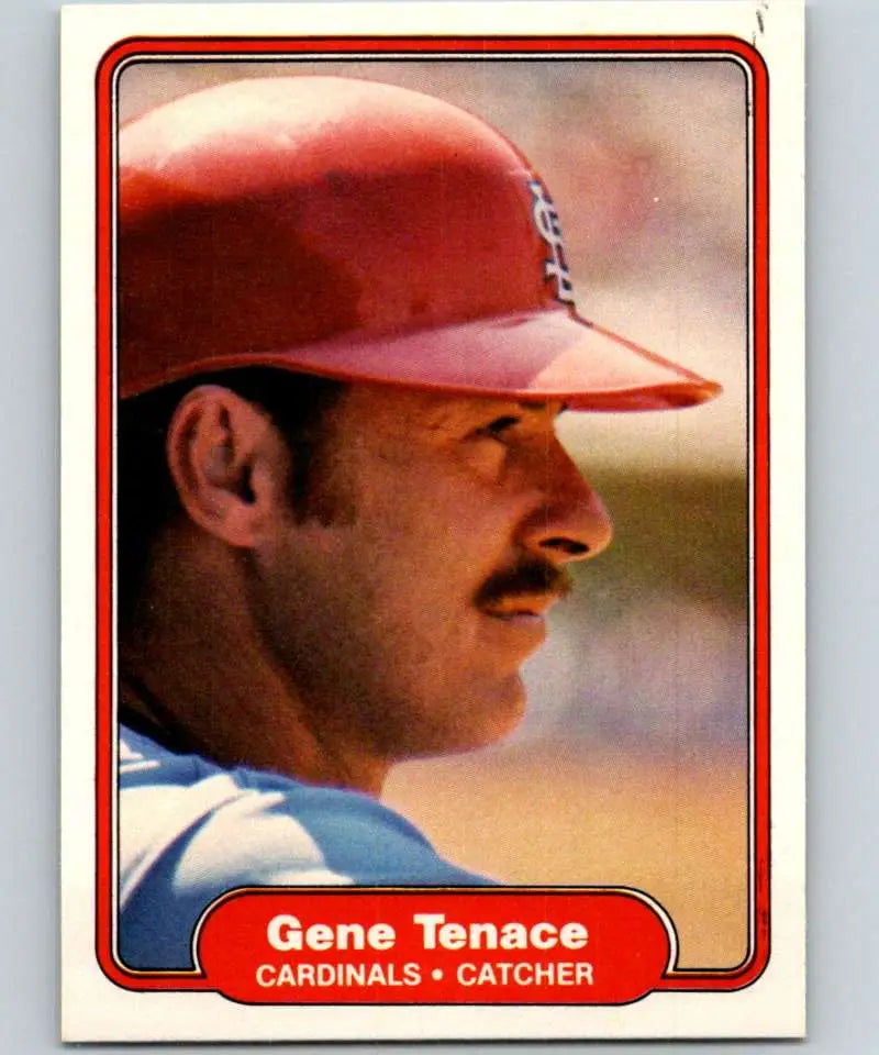 1982 Fleer #132 Gene Tenace EX Excellent St. Louis Cardinals Baseball Card - Baseball Card Single
