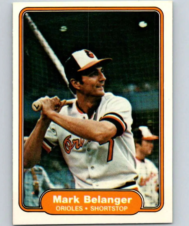 1982 Fleer #158 Mark Belanger EX Excellent Baltimore Orioles Baseball Card - Baseball Card Single