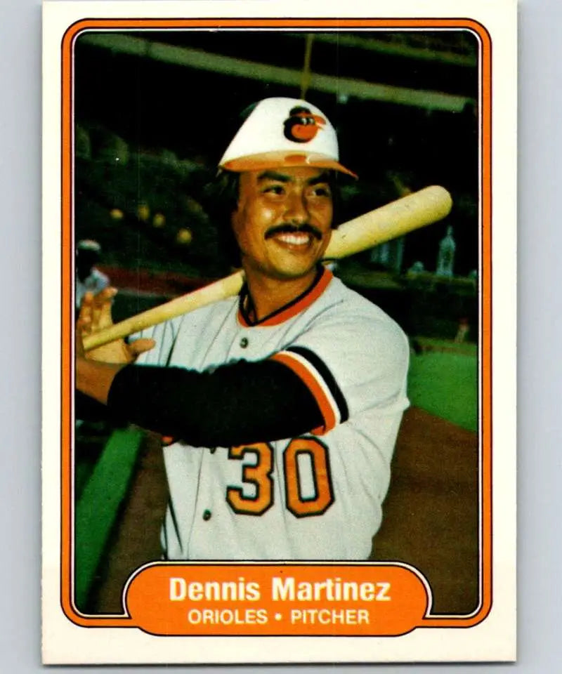 1982 Fleer #170 Dennis Martinez EX Excellent Baltimore Orioles Baseball Card - Baseball Card Single