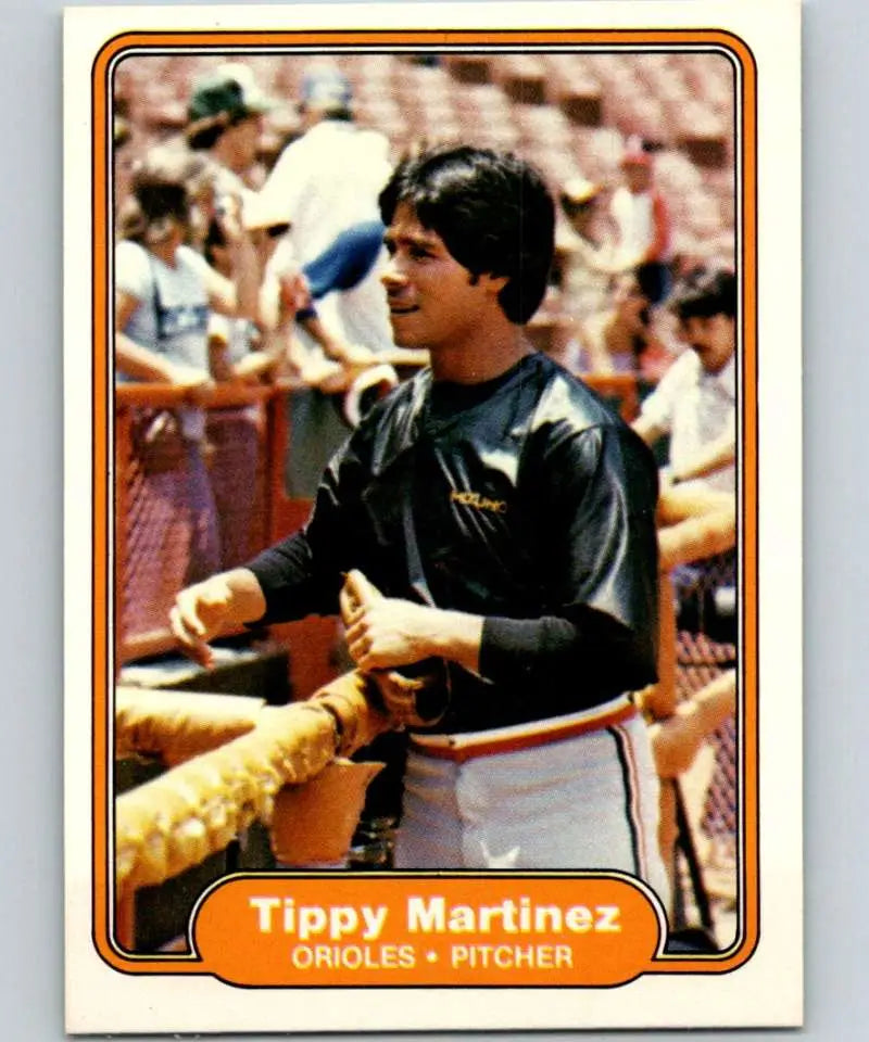 1982 Fleer #171 Tippy Martinez EX Excellent Baltimore Orioles Baseball Card - Baseball Card Single