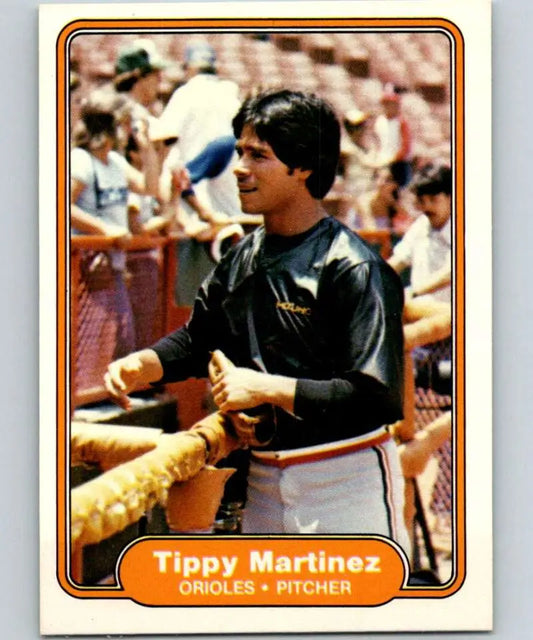 1982 Fleer #171 Tippy Martinez EX Excellent Baltimore Orioles Baseball Card - Baseball Card Single