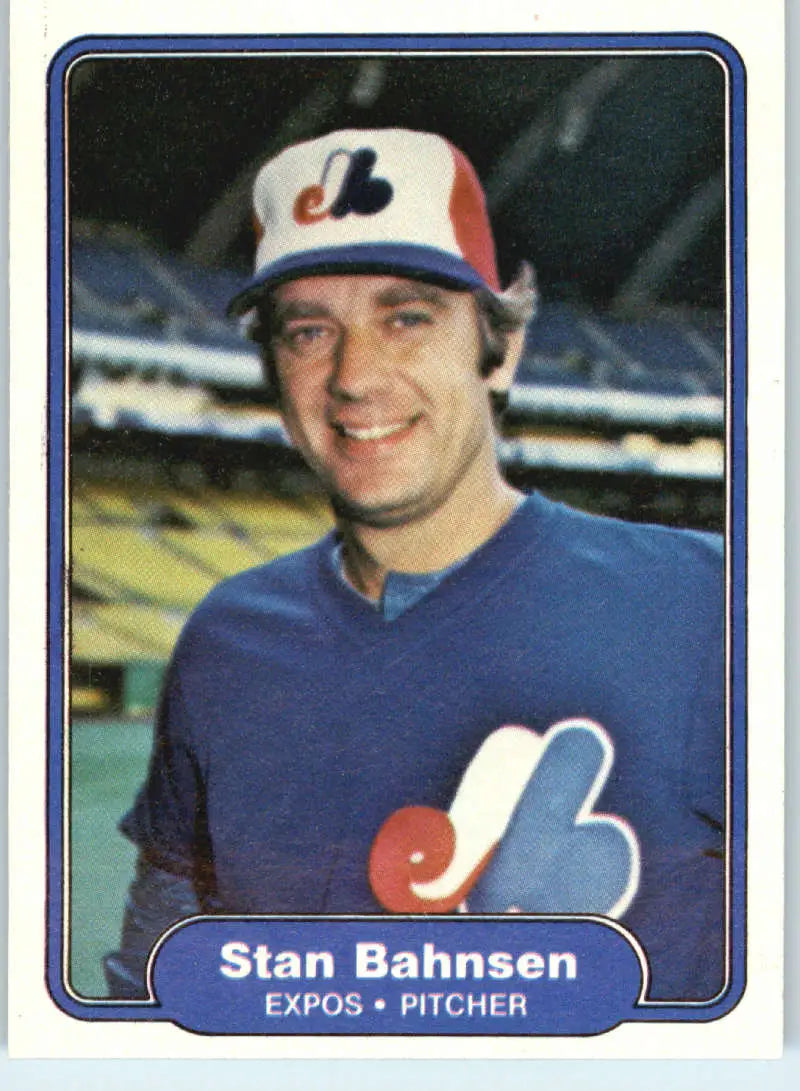 1982 Fleer #183 Stan Bahnsen EX Excellent Montreal Expos Baseball Card - Baseball Card Single