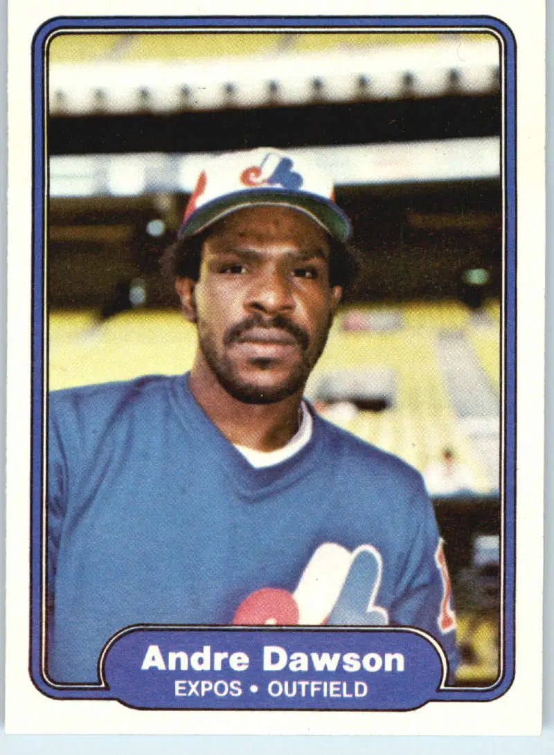 1982 Fleer #187 Andre Dawson EX Excellent Montreal Expos Baseball Card - Baseball Card Single