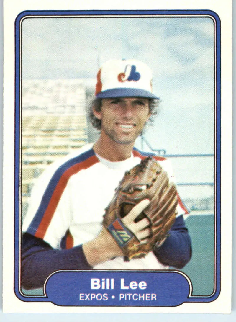 1982 Fleer #194 Bill Lee EX Excellent Montreal Expos Baseball Card - Baseball Card Single