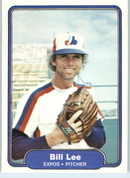 1982 Fleer #194 Bill Lee EX Excellent Montreal Expos Baseball Card - Baseball Card Single
