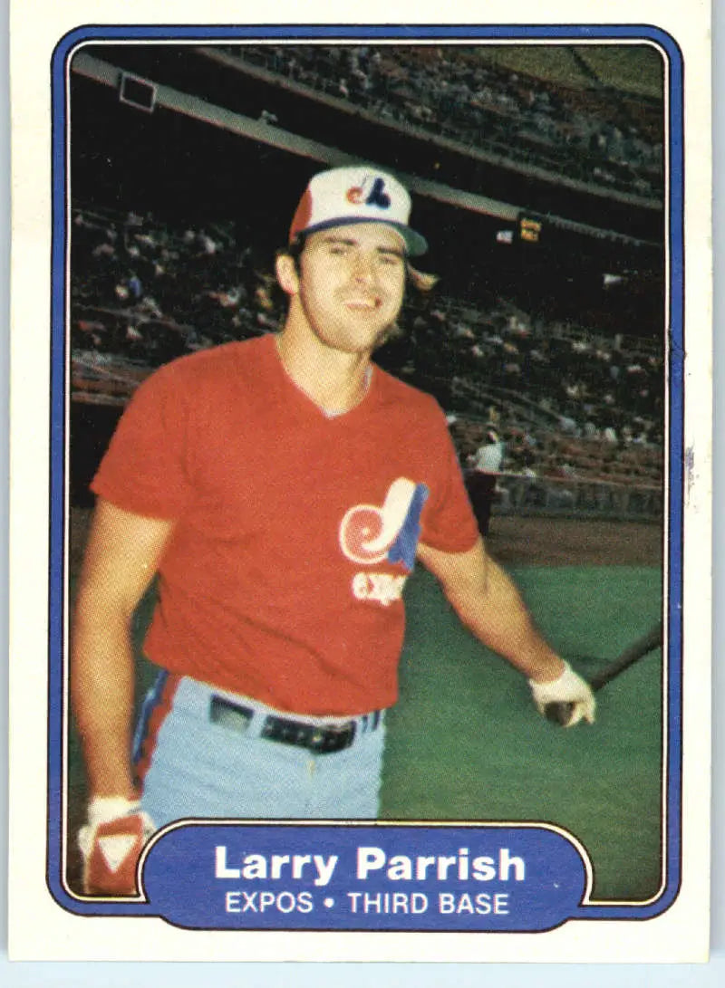 1982 Fleer #200 Larry Parrish EX Excellent Montreal Expos Baseball Card - Baseball Card Single