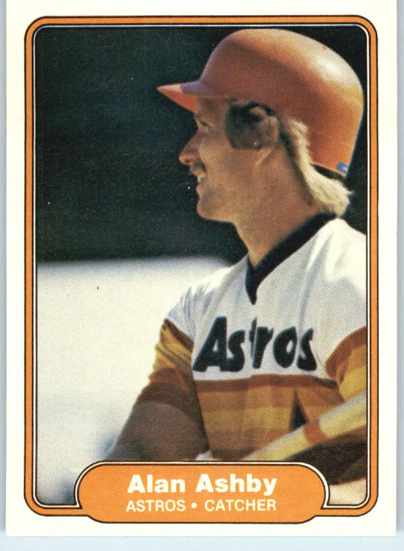 1982 Fleer #212 Alan Ashby EX Excellent Houston Astros Baseball Card - Baseball Card Single