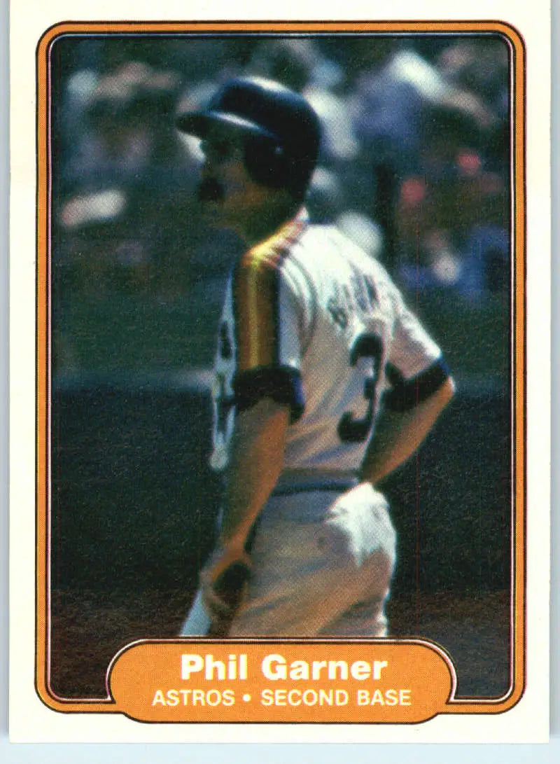 1982 Fleer #216 Phil Garner EX Excellent Houston Astros Baseball Card - Baseball Card Single