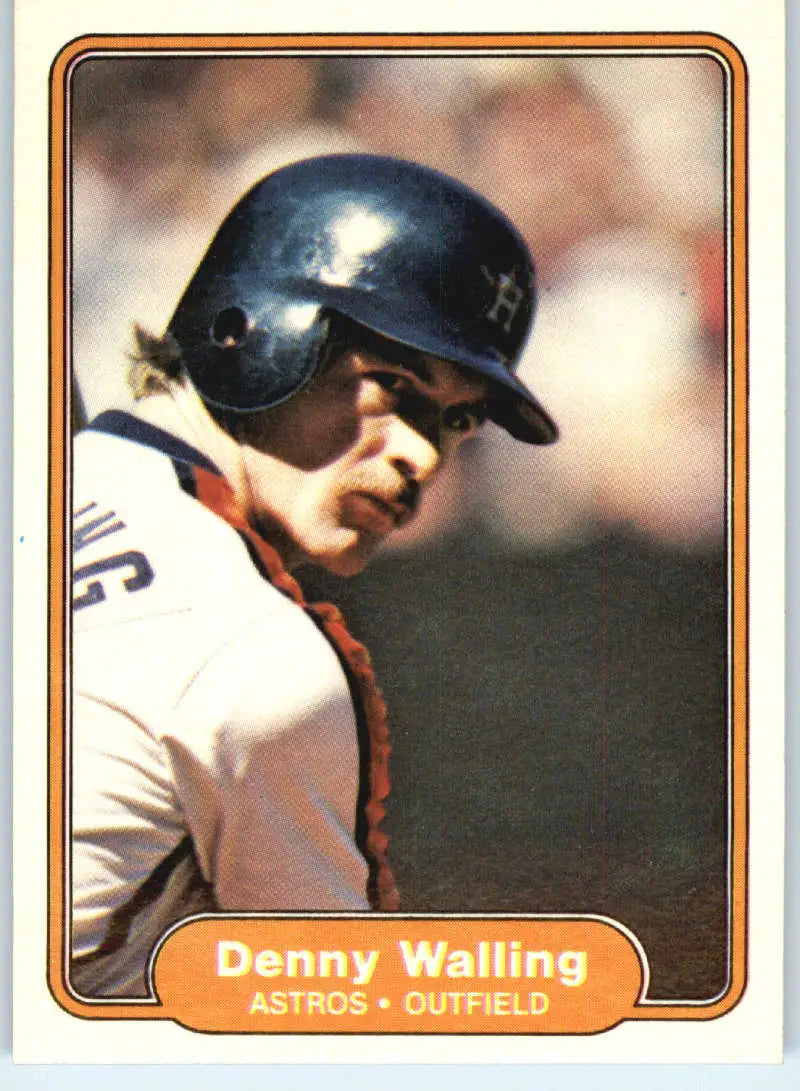 1982 Fleer #236 Denny Walling EX Excellent Houston Astros Baseball Card - Baseball Card Single